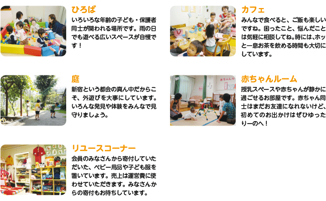 いろいろなスペース